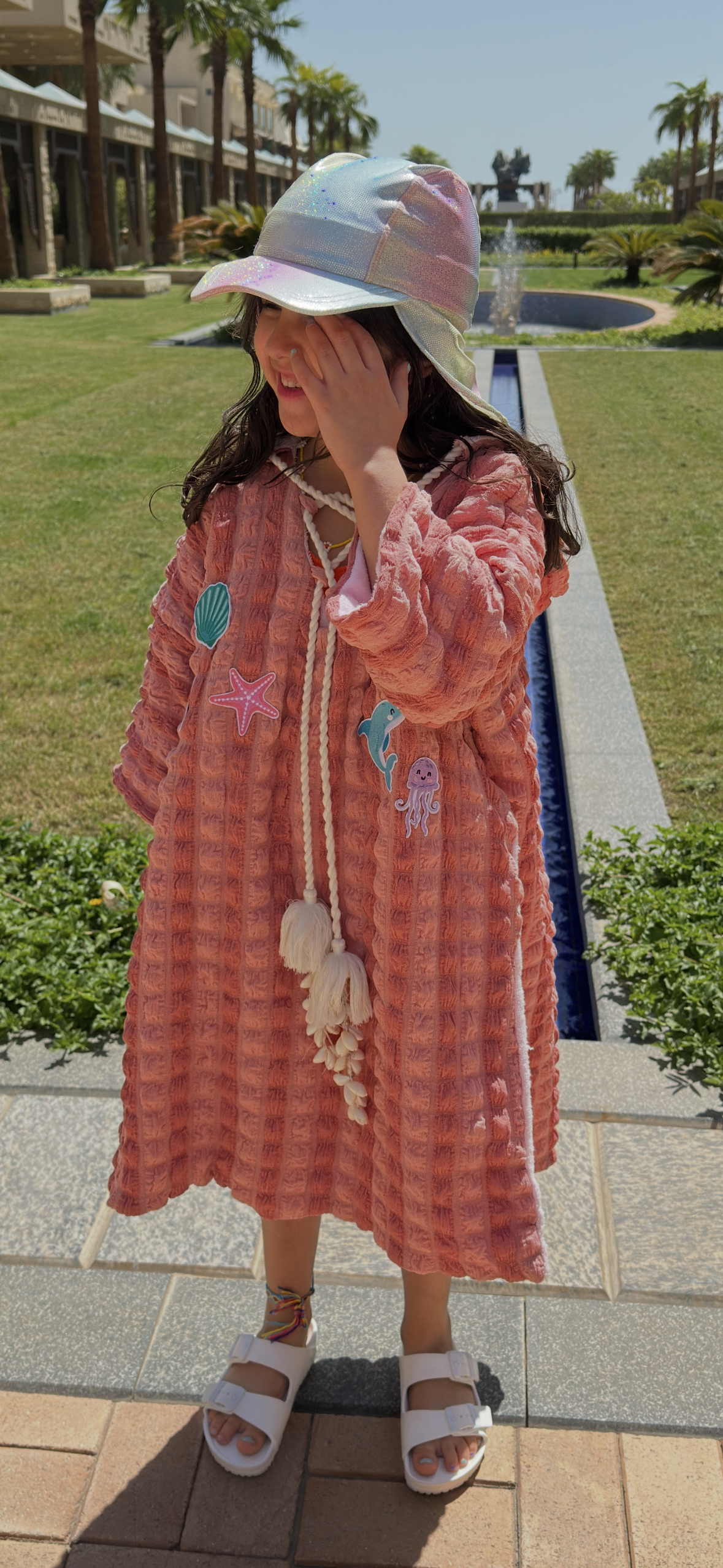 Bubble Towel Coverup